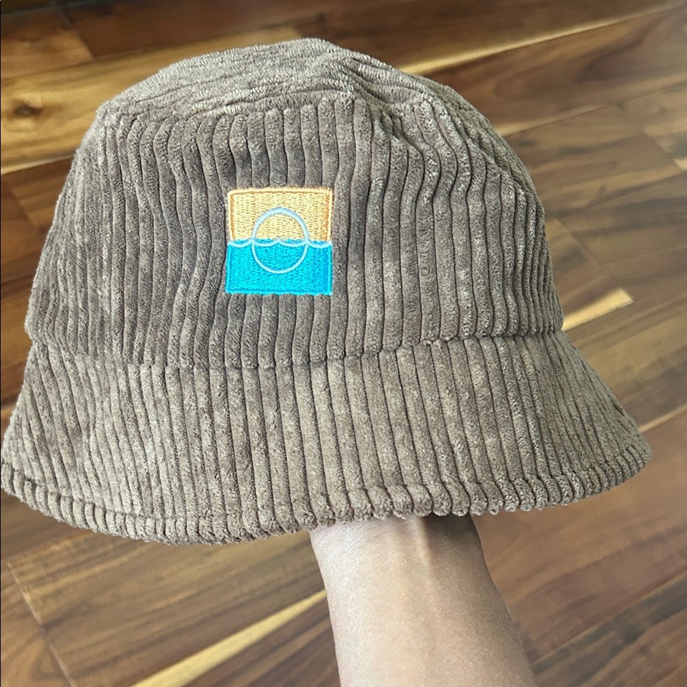 Brown Corduroy Bucket Hat